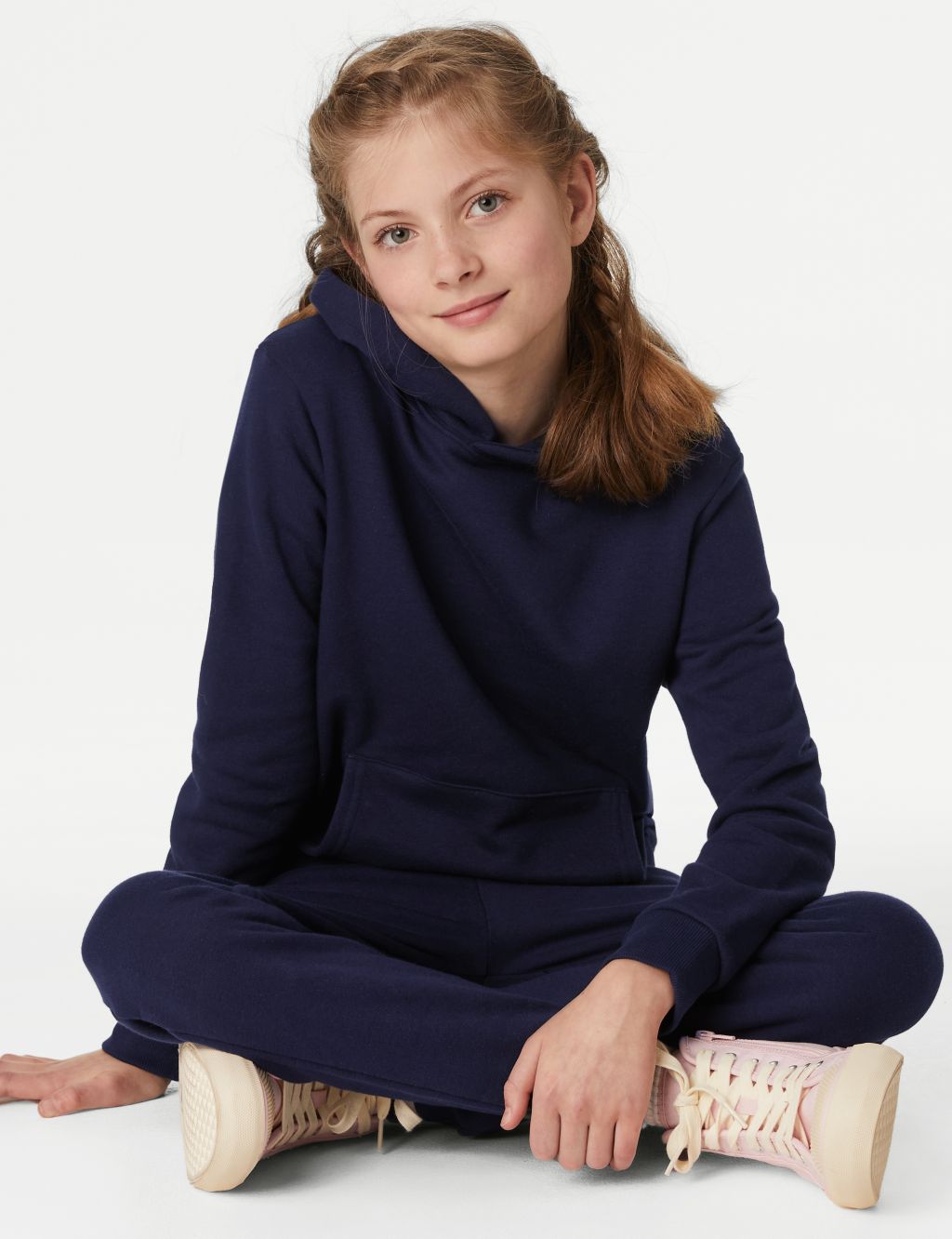 Unisex Cotton Rich Hooded Sweatshirt (6-16 Yrs) image 3