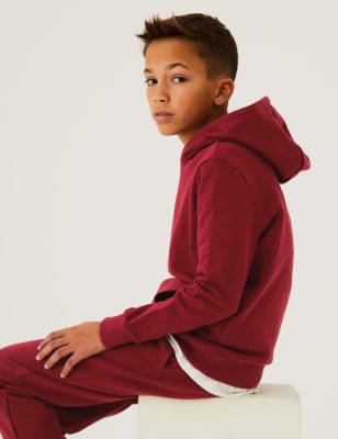 

Boys M&S Collection Unisex Organic Cotton Hooded Sweatshirt (6-16 Yrs) - Oxide, Oxide