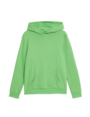 

Boys M&S Collection Unisex Cotton Rich Hooded Sweatshirt (6-16 Yrs) - Bright Green, Bright Green