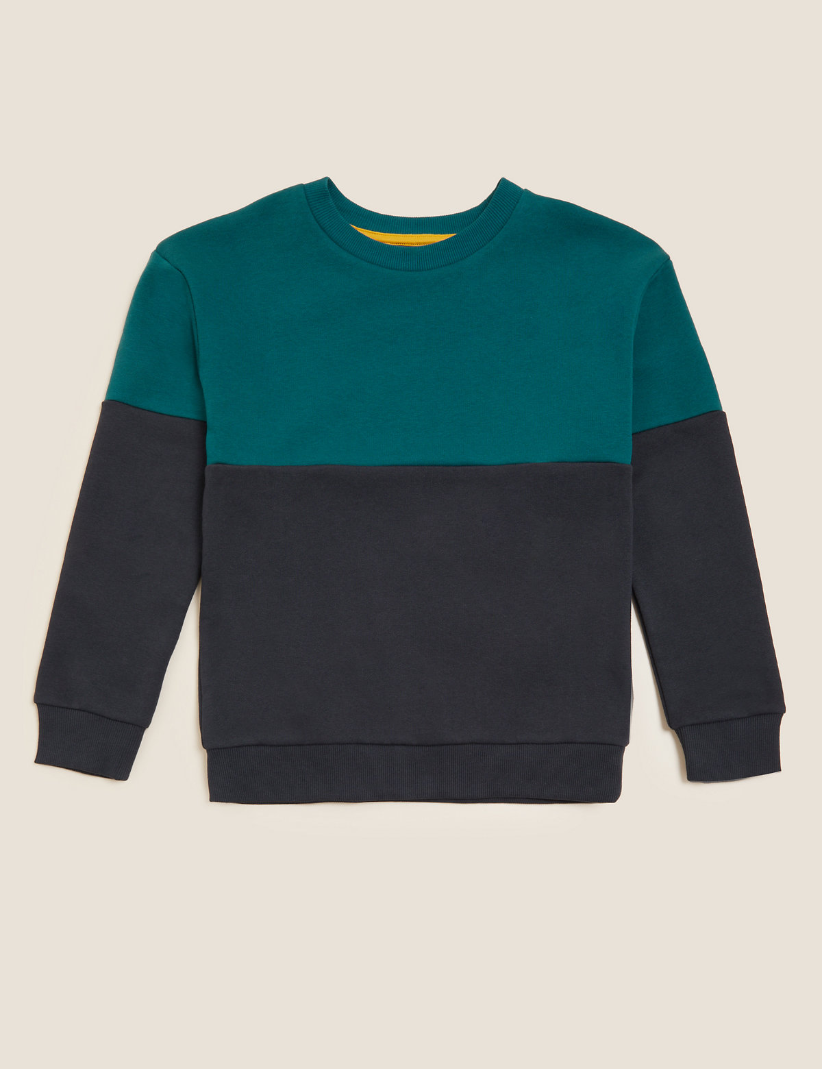 Cotton Rich Colourblock Sweatshirt (6-16 Yrs)