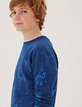 Cotton Rich Paint Splat Sweatshirt (6-16 Yrs)