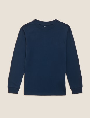 

M&S Collection Top 100% algodón (6-16 años) - Navy, Navy