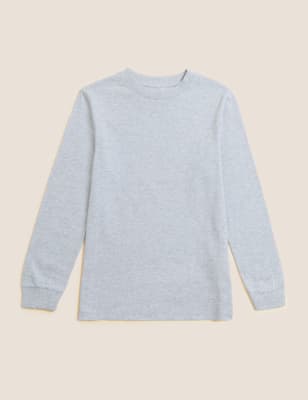 

Boys M&S Collection Pure Cotton Top (6-16 Yrs) - Grey, Grey
