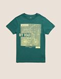T-shirt 100&nbsp;% coton à motif graphique (du 6 au 16&nbsp;ans)