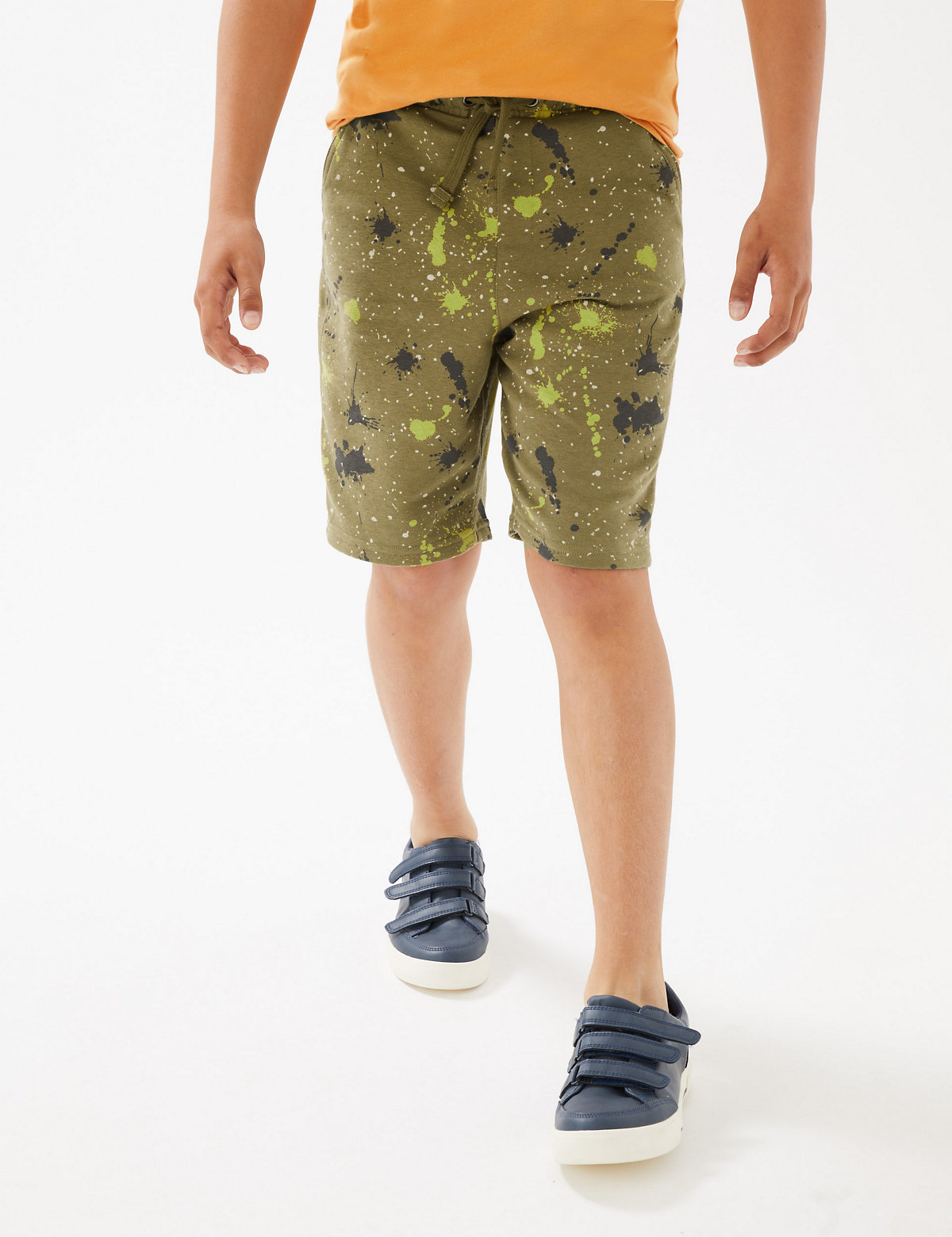 Cotton Rich Paint Splat Shorts (6-16 Yrs)