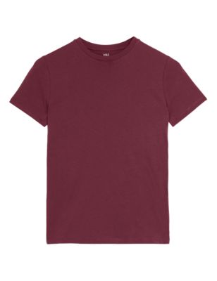 

Boys M&S Collection Pure Cotton Plain T-Shirt (6-16 Yrs) - Dark Burgundy, Dark Burgundy