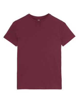 

Boys M&S Collection Pure Cotton Plain T-Shirt (6-16 Yrs) - Dark Burgundy, Dark Burgundy