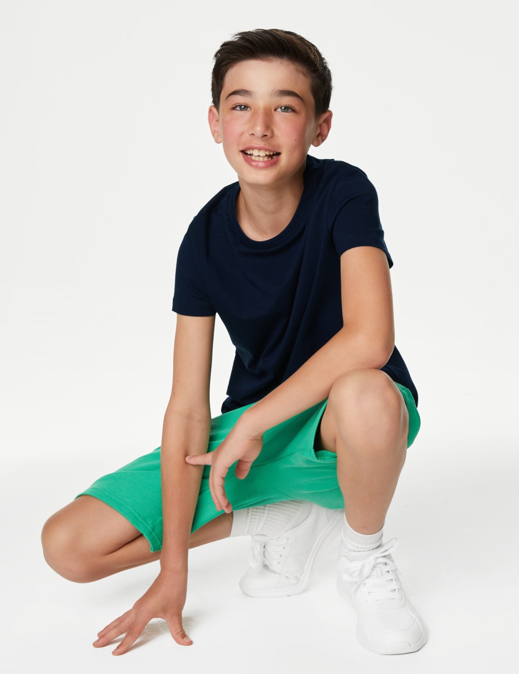 Pure Cotton Plain T-Shirt (6-16 Yrs) image 1