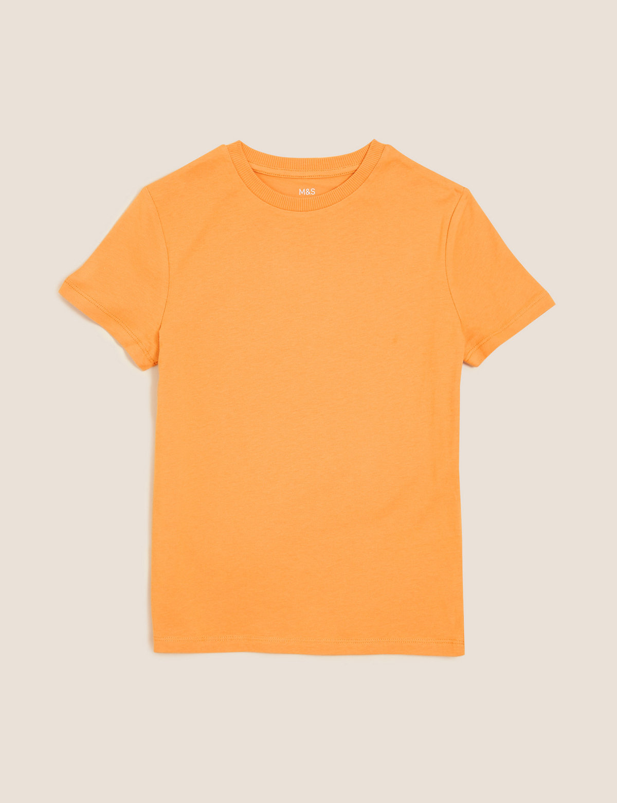 Pure Cotton Plain T-Shirt (6-16 Yrs)