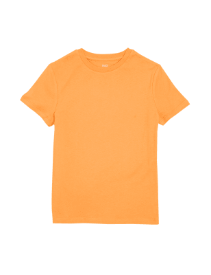 

Boys M&S Collection Pure Cotton Plain T-Shirt (6-16 Yrs) - Faded Orange, Faded Orange