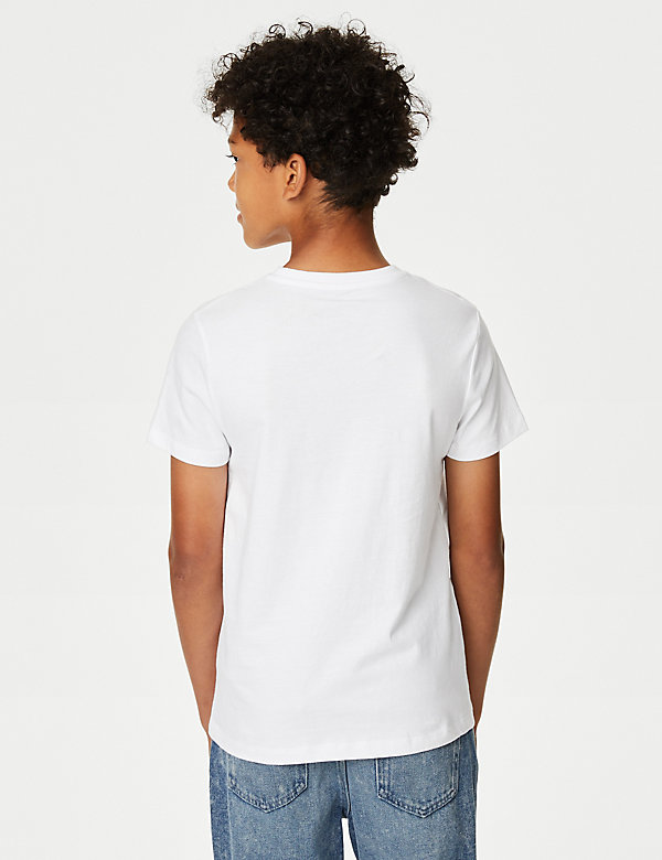 T-shirt 100&nbsp;% coton uni (du 6 au 16&nbsp;ans) - CA