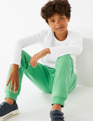 

Boys M&S Collection Pure Cotton Plain Top (6-16 Yrs) - White, White