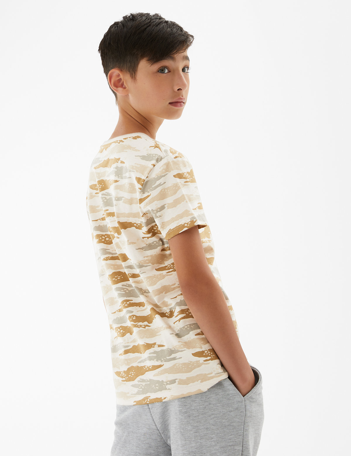 Pure Cotton Camouflage T-Shirt