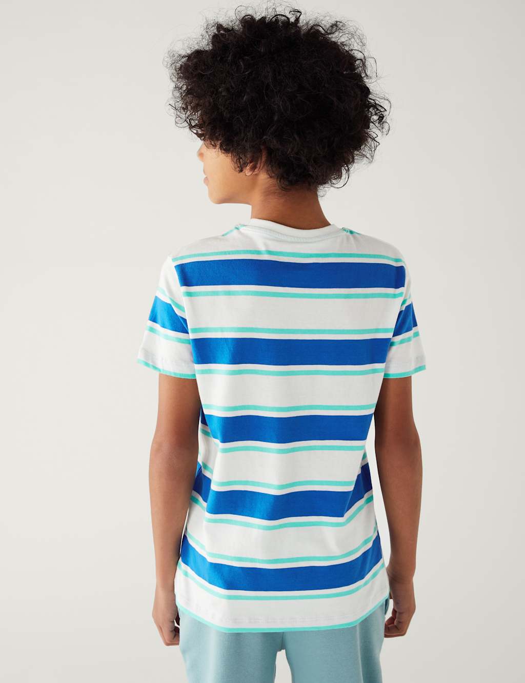 Pure Cotton Striped T-Shirt (6-16 Yrs) image 3