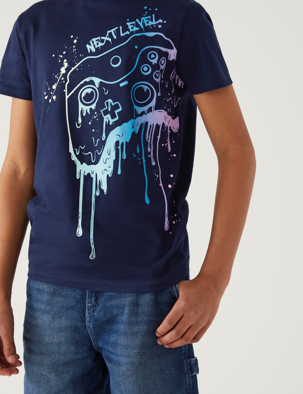 Pure Cotton Game Console T-Shirt (6-16 Yrs) image 2