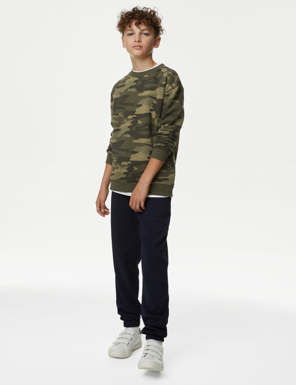 Cotton Rich Camouflage Sweatshirt (6-16 Yrs) image 3