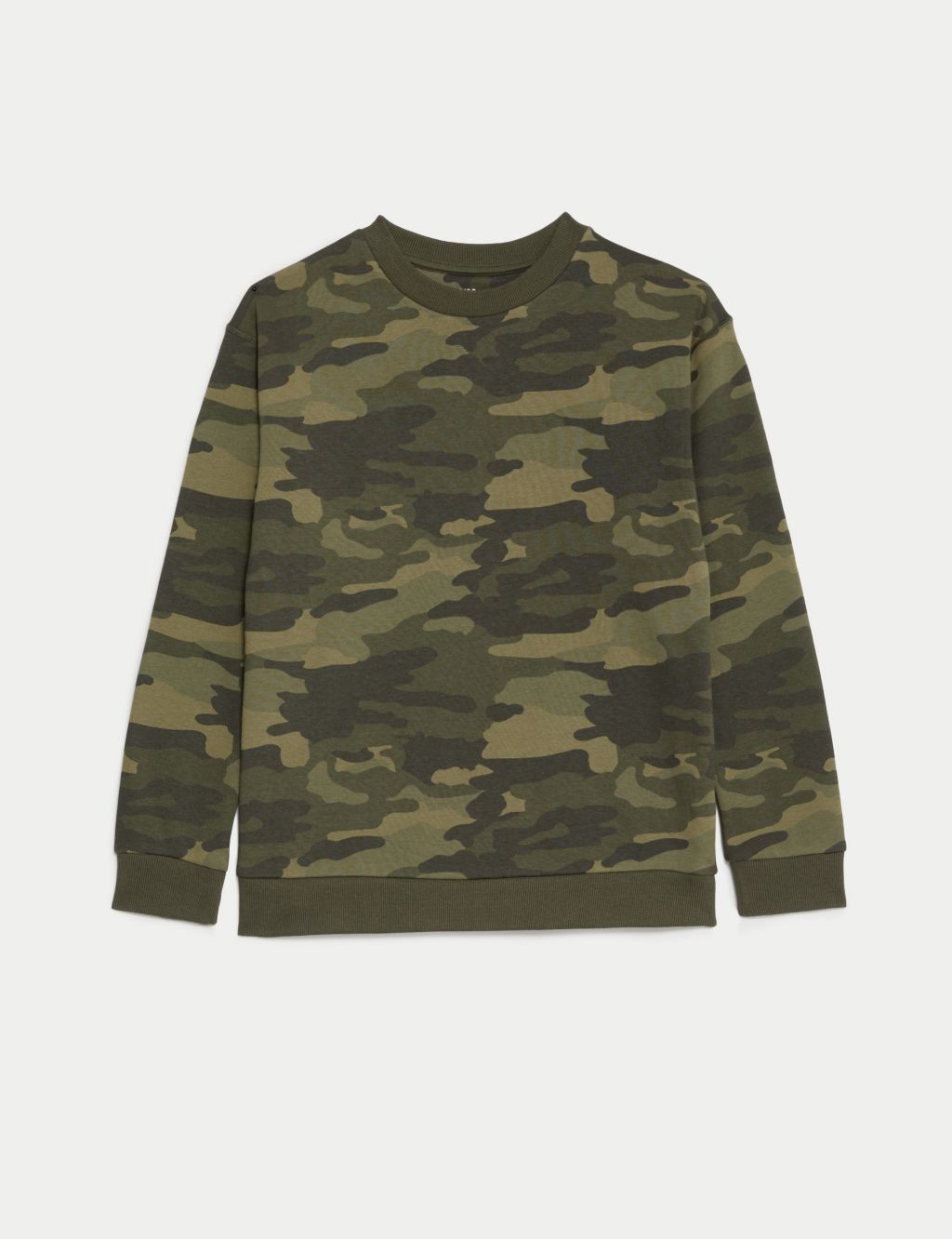 Cotton Rich Camouflage Sweatshirt (6-16 Yrs) image 2