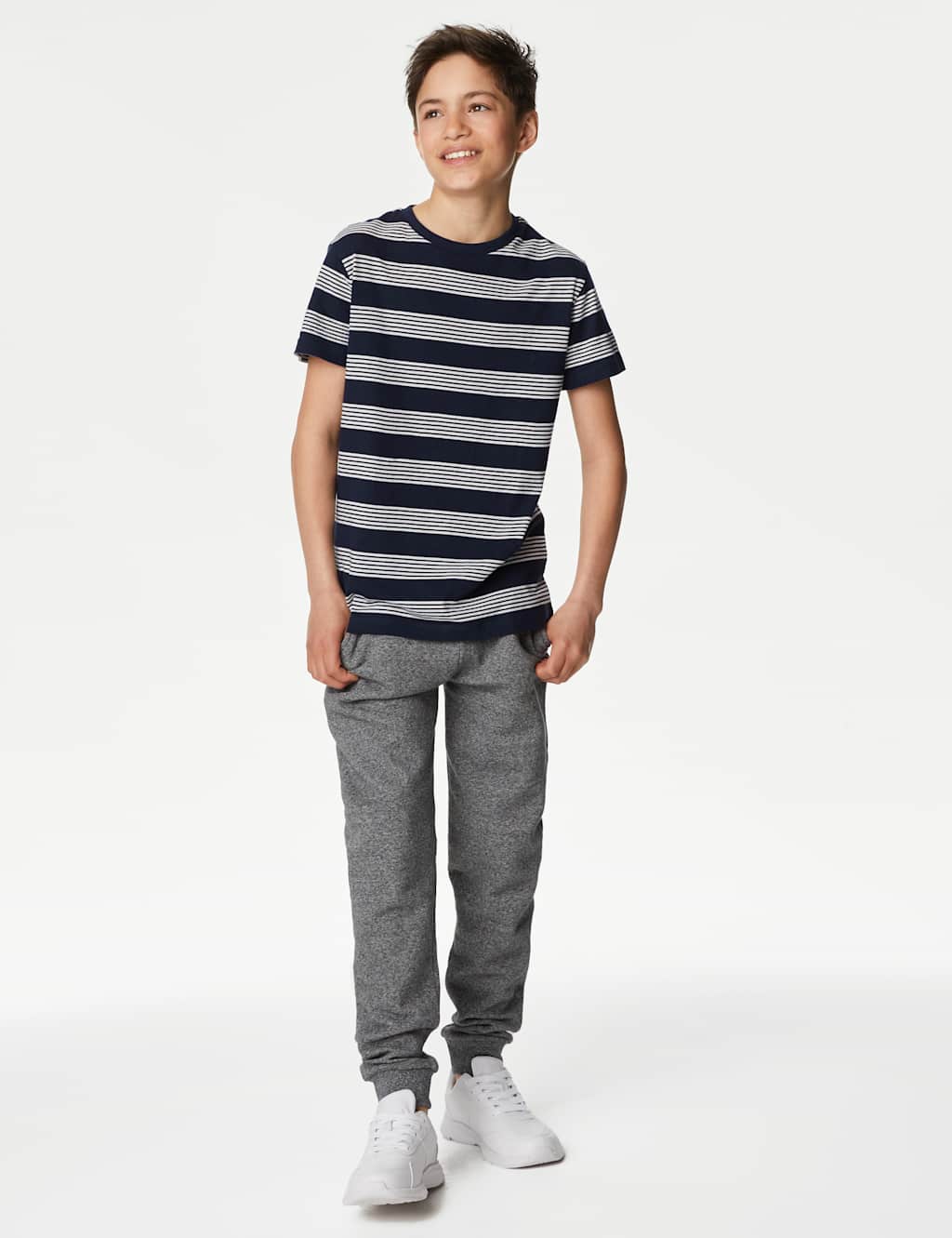Pure Cotton Striped T-Shirt (6-16 Yrs) image 2