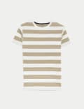 Pure Cotton Striped T-Shirt