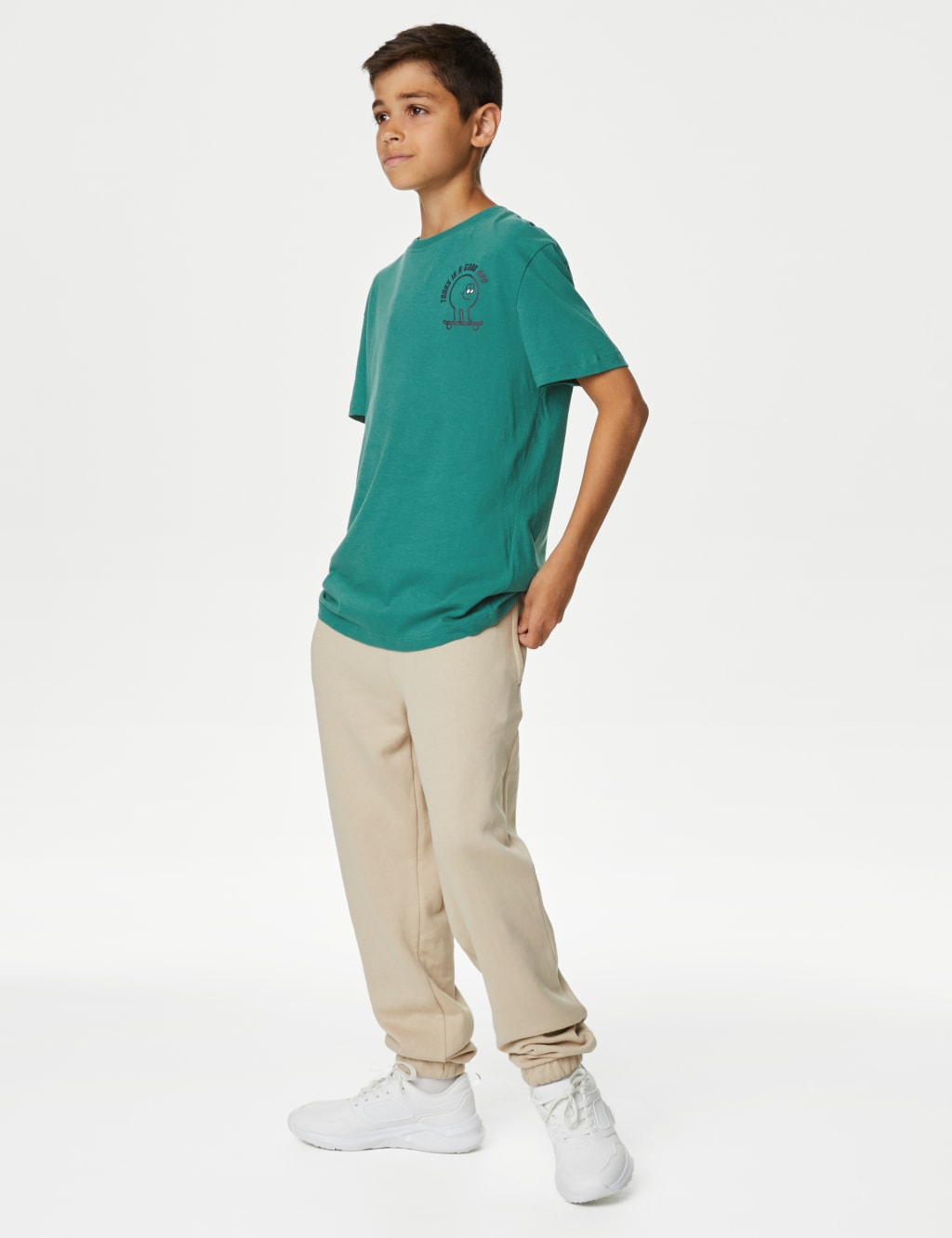Pure Cotton Skate Print T-Shirt (6-16 Yrs) image 3