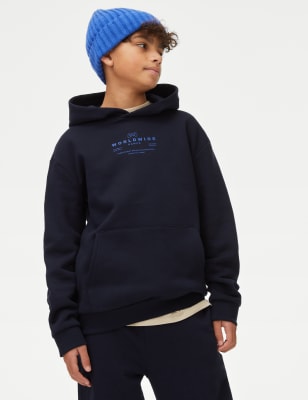 Cotton Rich Gaming Slogan Hoodie (6-16 Yrs)