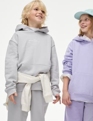 

M&S Collection Sudadera con capucha de algodón con texto 'Gaming' (6-16 años) - Pearl Grey, Pearl Grey