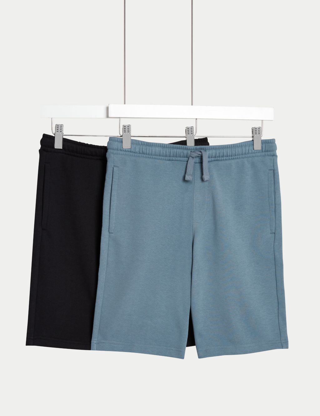2pk Cotton Rich Shorts (6-16 Yrs)