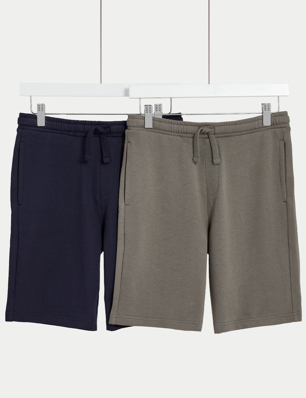 2pk Cotton Rich Shorts (6-16 Yrs)