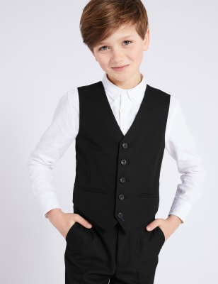 Black Waistcoat (3-16 Years)