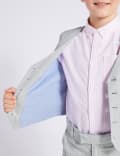 Grey Linen Blend Waistcoat (3-16 Years)