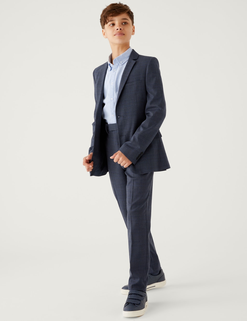 Checked Trousers (6-16 Yrs) image 4