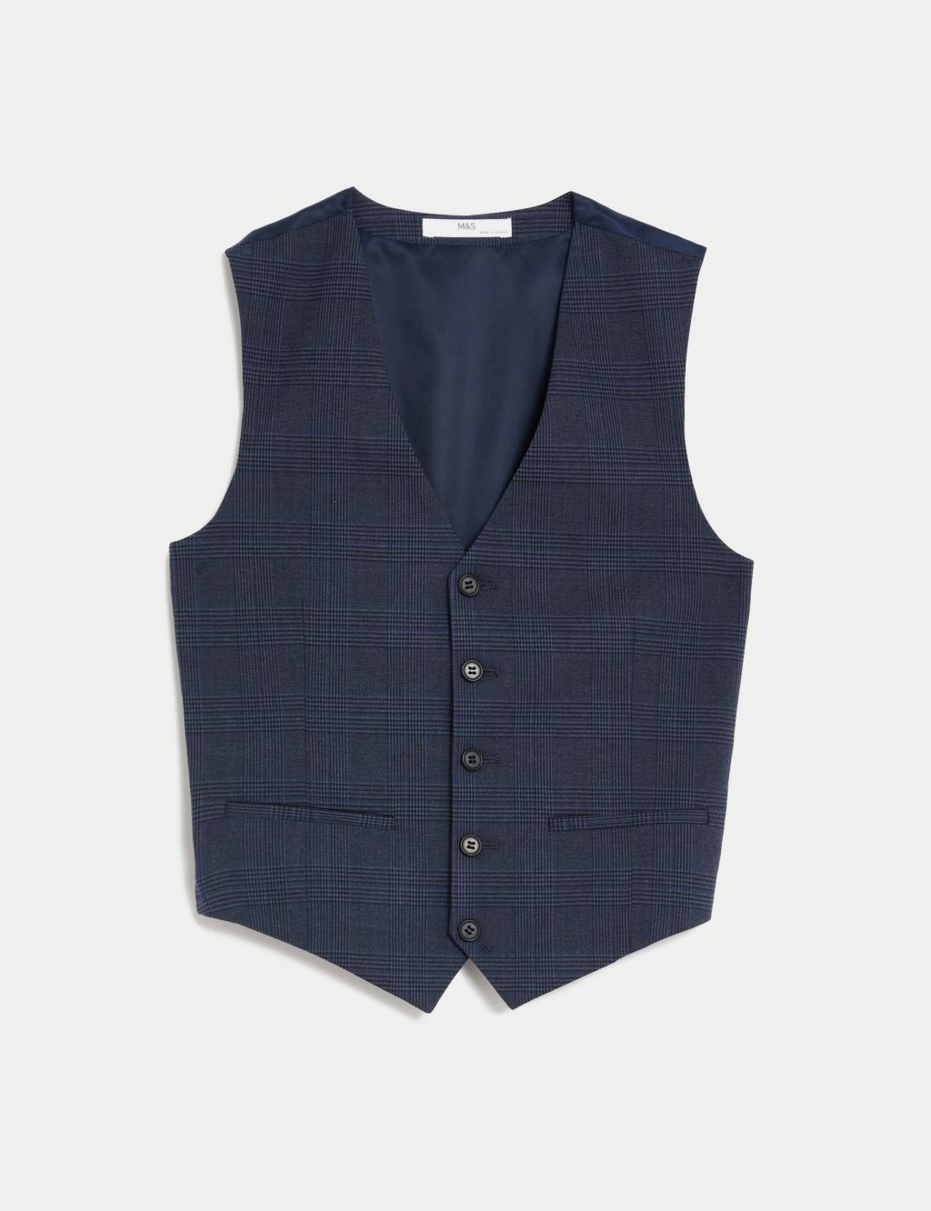 Checked Suit Waistcoat (6-16 Yrs) image 2