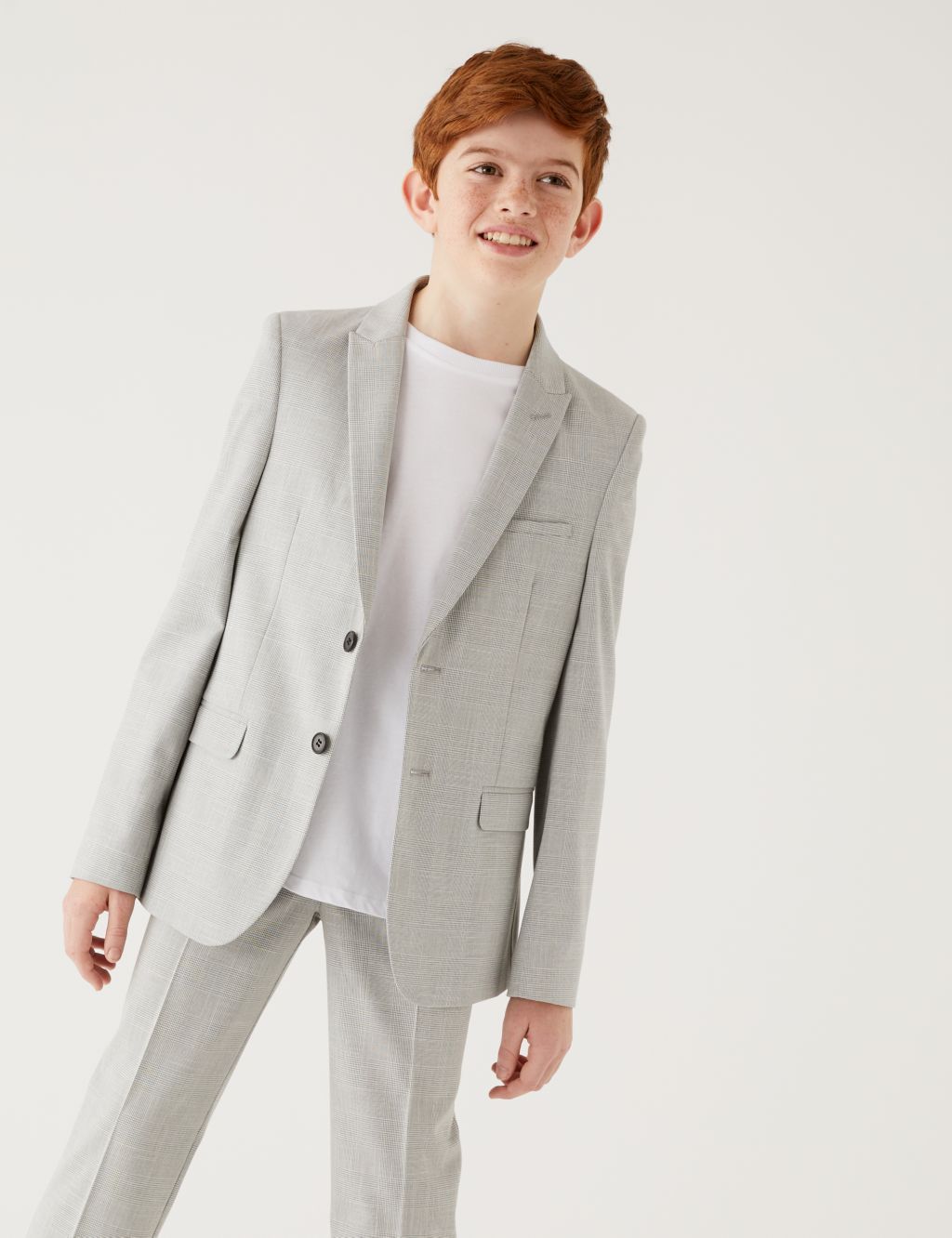 Checked Suit Jacket (6-16 Yrs) image 1
