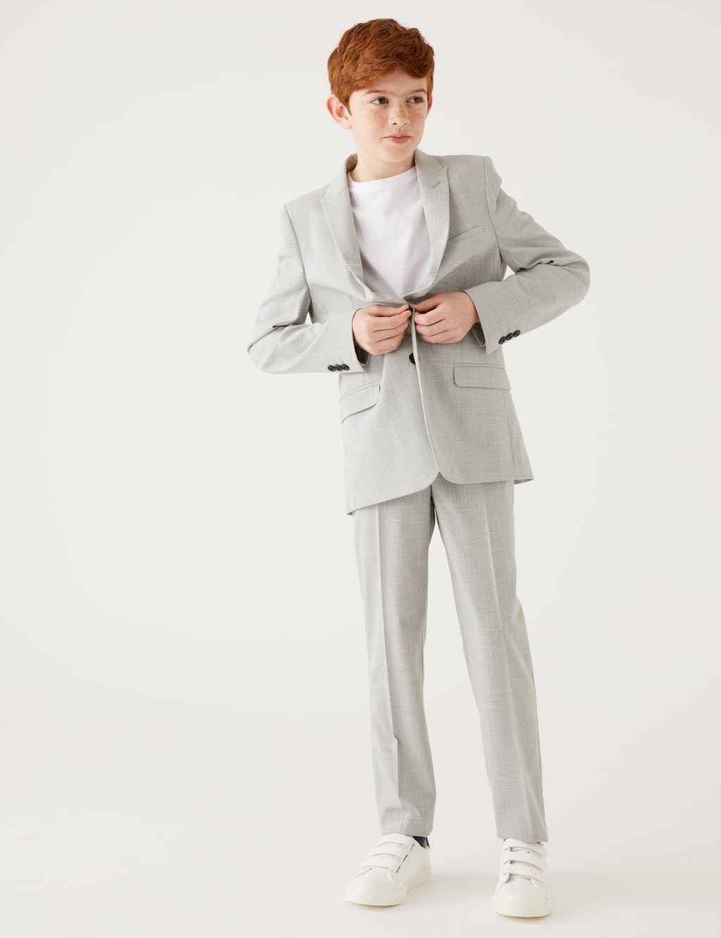 Checked Suit Jacket (6-16 Yrs) image 2