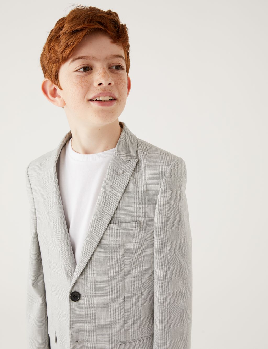 Checked Suit Jacket (6-16 Yrs) image 4