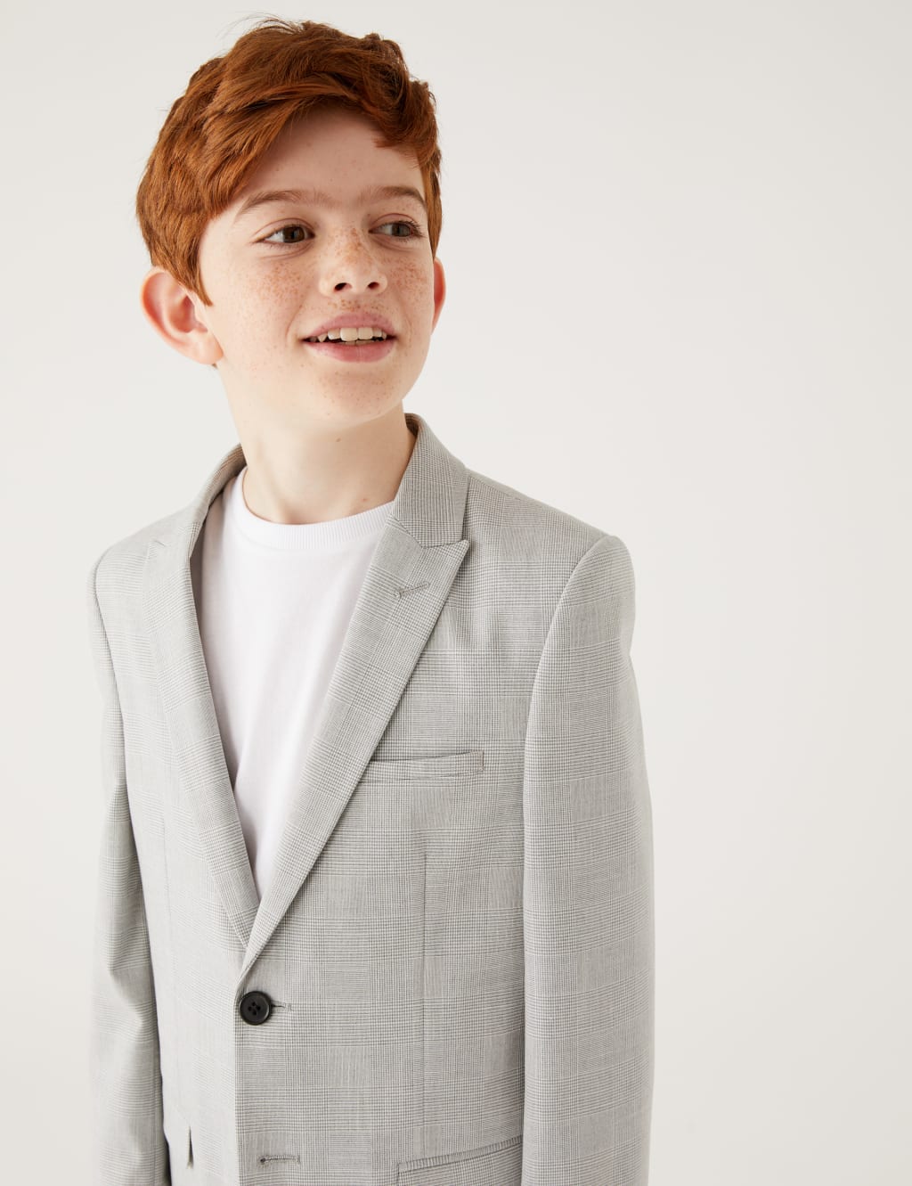 Checked Suit Jacket (6-16 Yrs) image 4