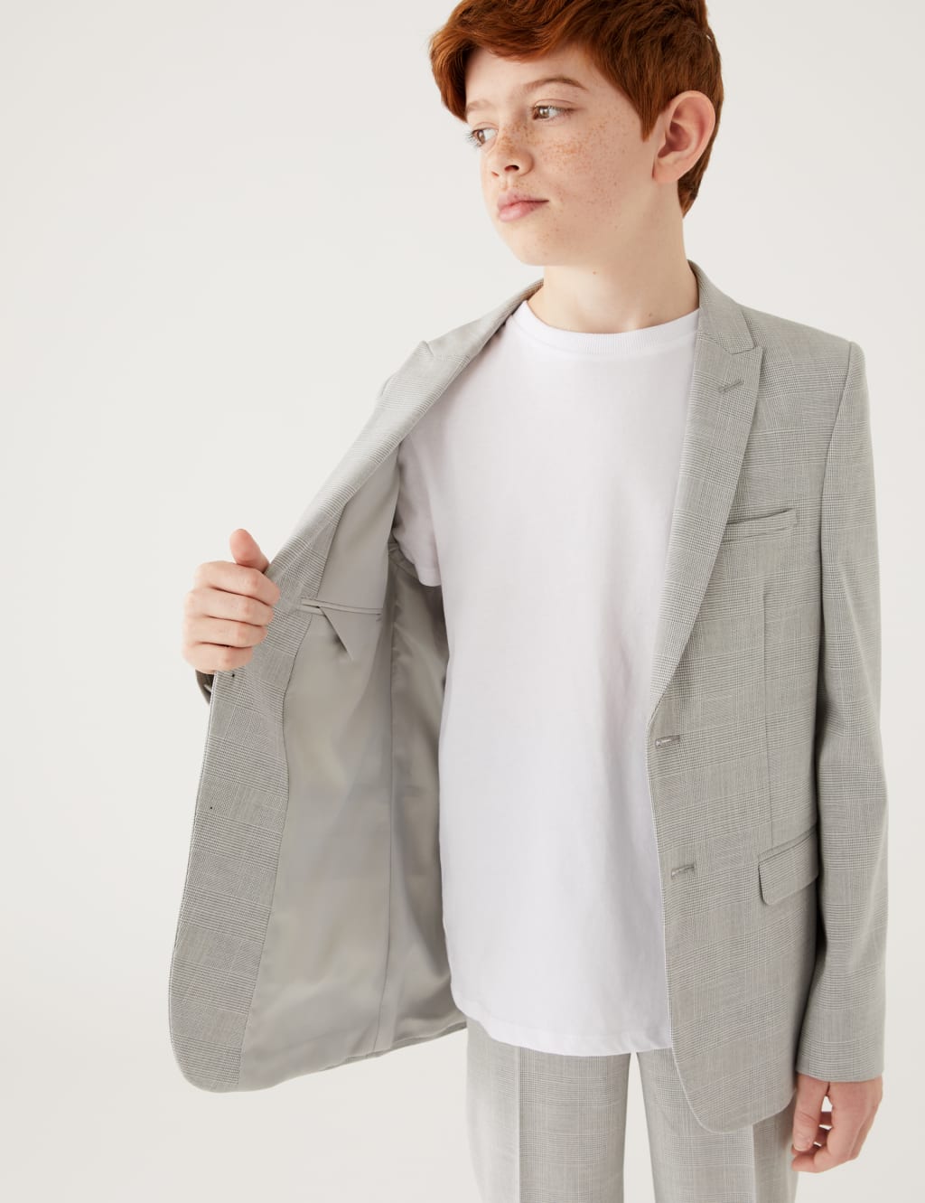 Checked Suit Jacket (6-16 Yrs) image 5