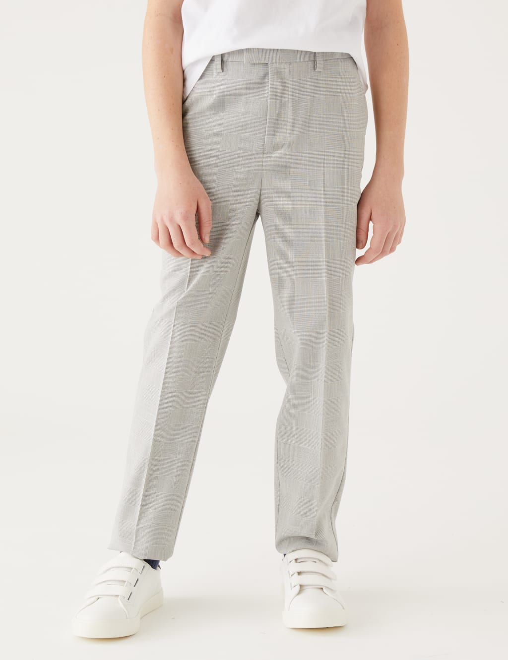 Checked Suit Trousers (6-16 Yrs) image 3