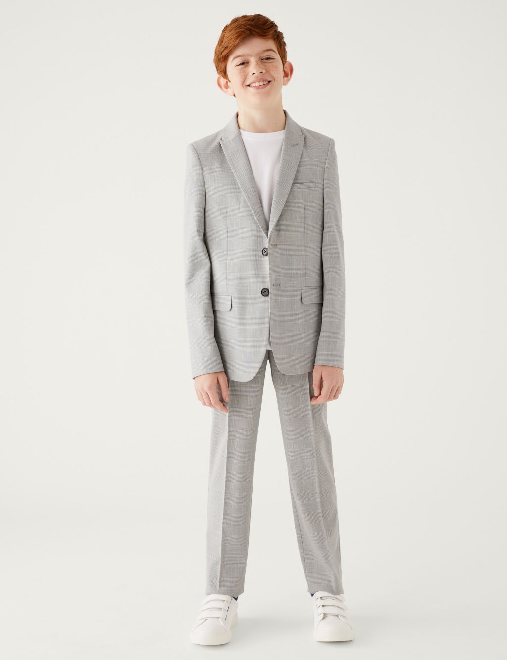 Checked Suit Trousers (6-16 Yrs) image 5