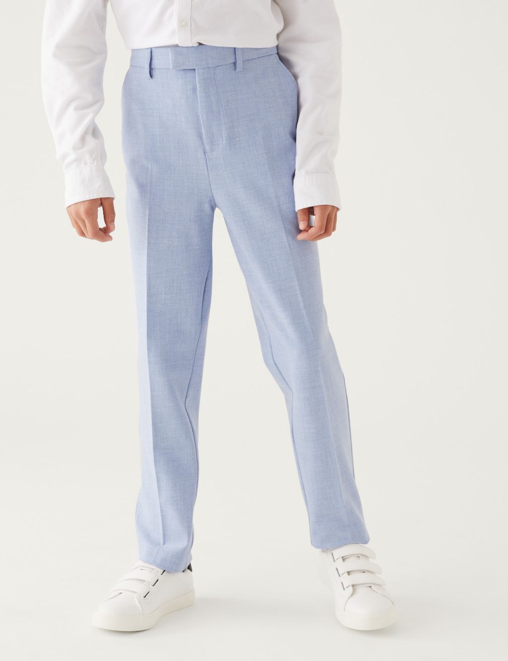 Mini Me Slim Leg Suit Trousers (6-16 Yrs) image 2