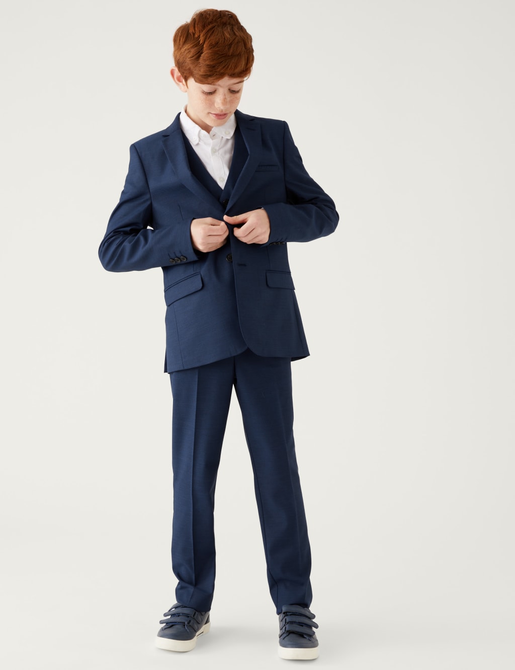 Slim Suit Trousers (6-16 Yrs) image 1