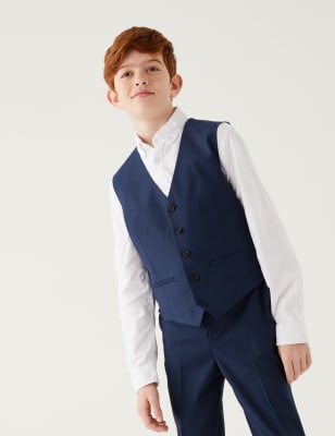 

Boys M&S Collection Suit Waistcoat (6-16 Yrs) - Indigo, Indigo