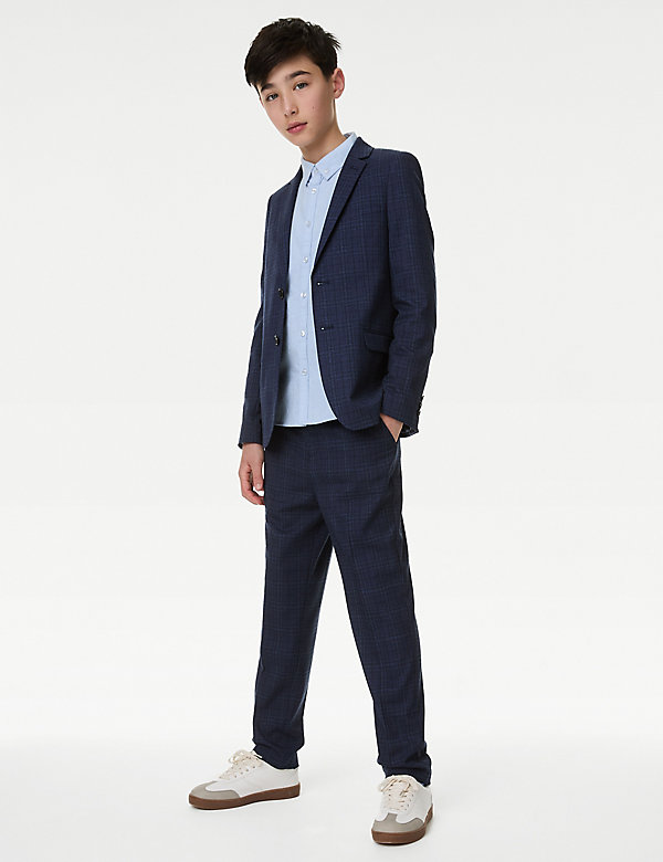 Mini Me Checked Suit Trousers (2-16 Yrs) - LU