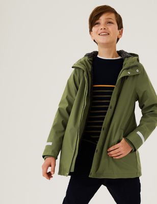 

Boys M&S Collection Stormwear™ Borg Lined Fisherman Coat (6-16 Yrs) - Khaki, Khaki