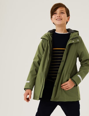 

Boys M&S Collection Stormwear™ Borg Lined Fisherman Coat (6-16 Yrs) - Khaki, Khaki