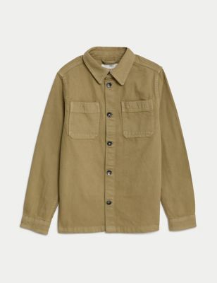 Pure Cotton Shacket (6-16 Years)