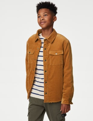 

Boys M&S Collection Cord Shacket (6-16 Yrs) - Tan, Tan