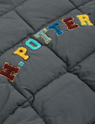 Boys,Unisex,Girls M&S Collection Harry Potter™ Padded Gilet (6-16 Yrs) - Dark Graphite