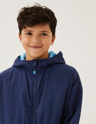 Stormwear™ Lightweight Hooded Windbreaker (6 - 16 Yrs) - LV