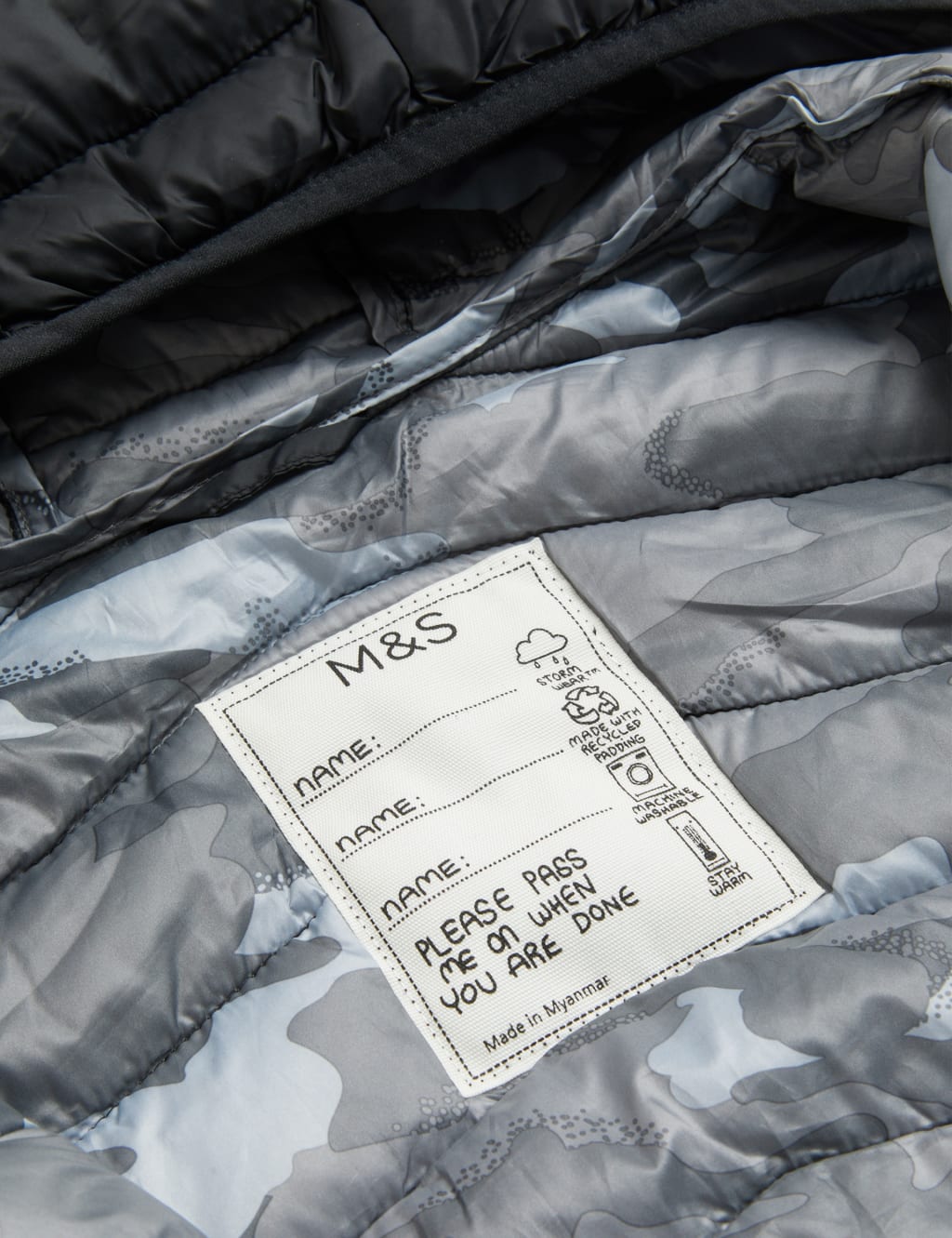 Stormwear™ Lightweight Padded Jacket (6-16 Yrs) image 5